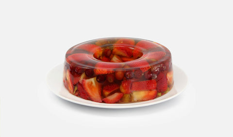Gelatina suspiro de frutas sin azúcar
