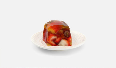 Gelatina suspiro de frutas sin azúcar