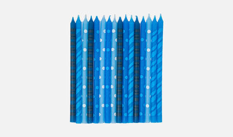 Vela azul larga